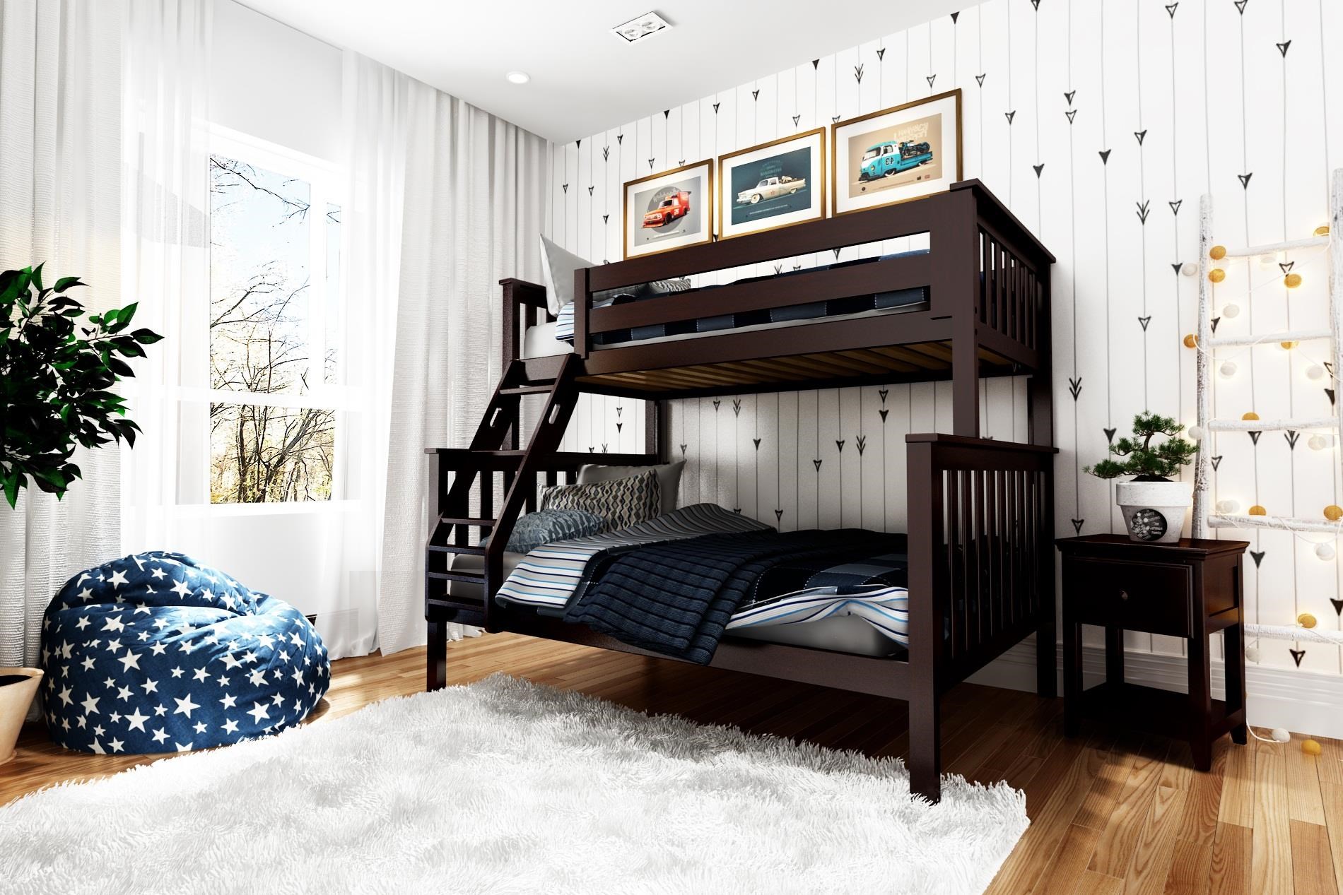 Wayside Furniture Kent by Maxwood Kent Espresso Bunk Bed Wayside